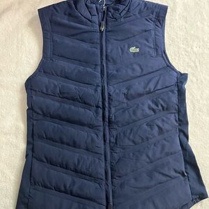 Lacoste Women's Navy Puffer Vest